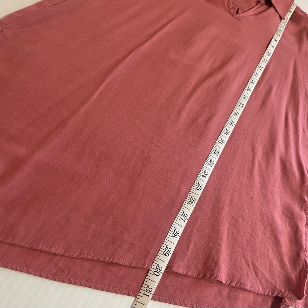 Soft Surroundings Women's Asymmetrical Tunic Dusty Rose Colored Size Medium - Picture 9 of 9
